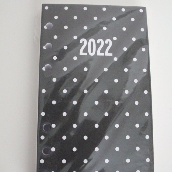 NWT Kate Spade Zip Around Personal Organizer & 2022 Inserts w/Bonus Paperclips - Picture 9 of 12
